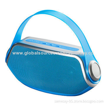 Water Resistant Bluetooth Speaker, V3.0 + EDR, Aux in